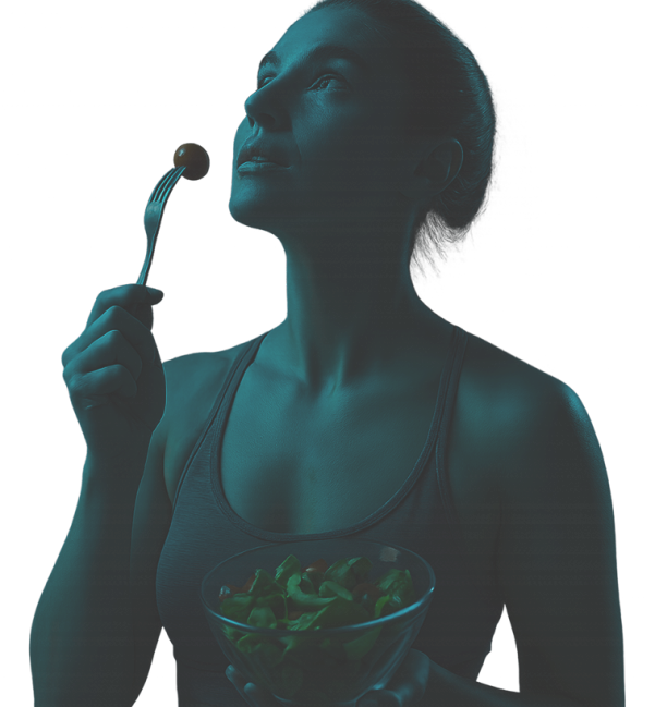 Lady with spoon